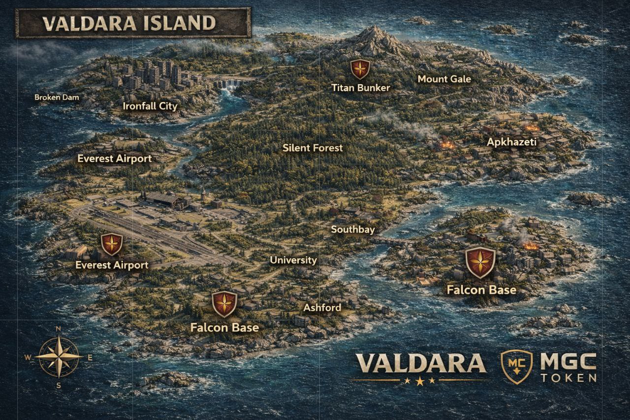 Valdara Map
